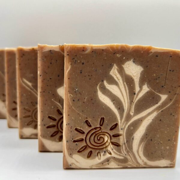 Caramel Latte Goat’s Milk Scrub Handmade Soap