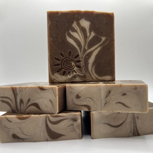 Caramel Latte Goat’s Milk Scrub Handmade Soap