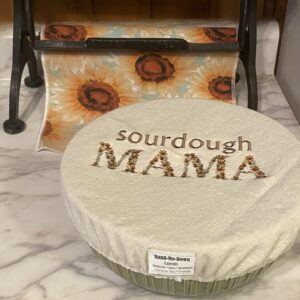 Washable Cloth Bowl Cover on 100% US Cotton – Sourdough Mama