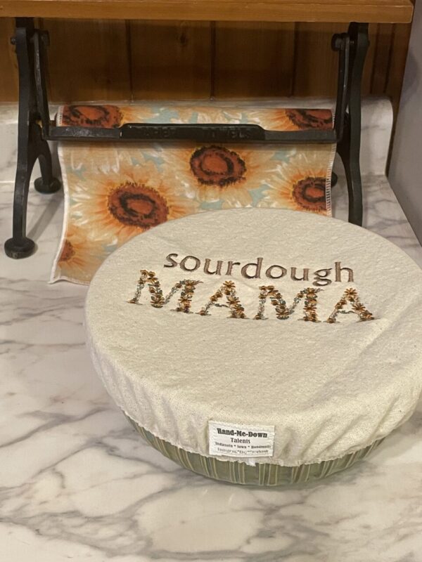 Washable Cloth Bowl Cover on 100% US Cotton – Sourdough Mama