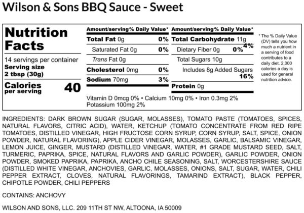 Sweet Brown Sugar Barbecue Sauce