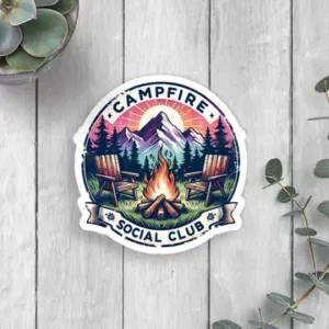 Campfire Sticker