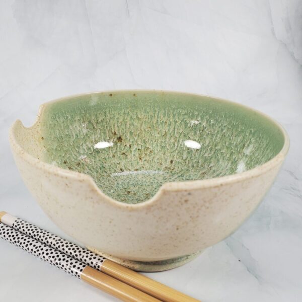 Noodle Bowl (Green & White)