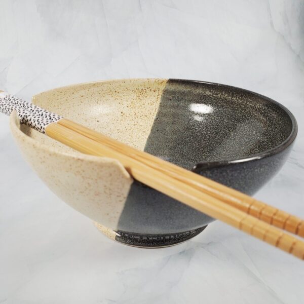 Noodle Bowl (Grey & White)