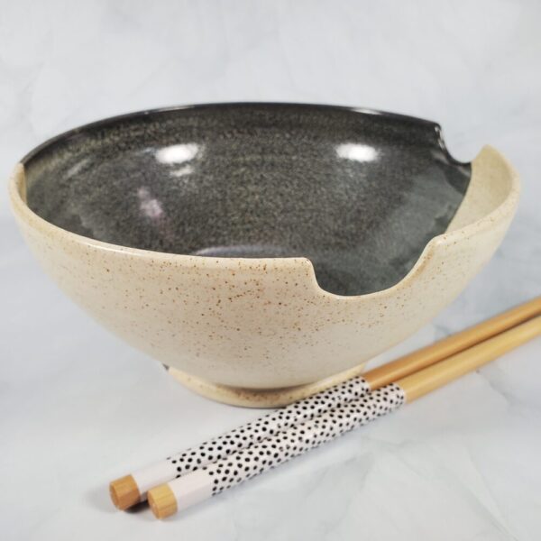 Noodle Bowl (Grey & White)