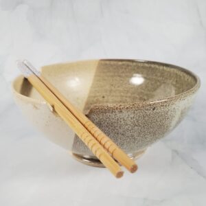 Noodle Bowl (Brown & White)