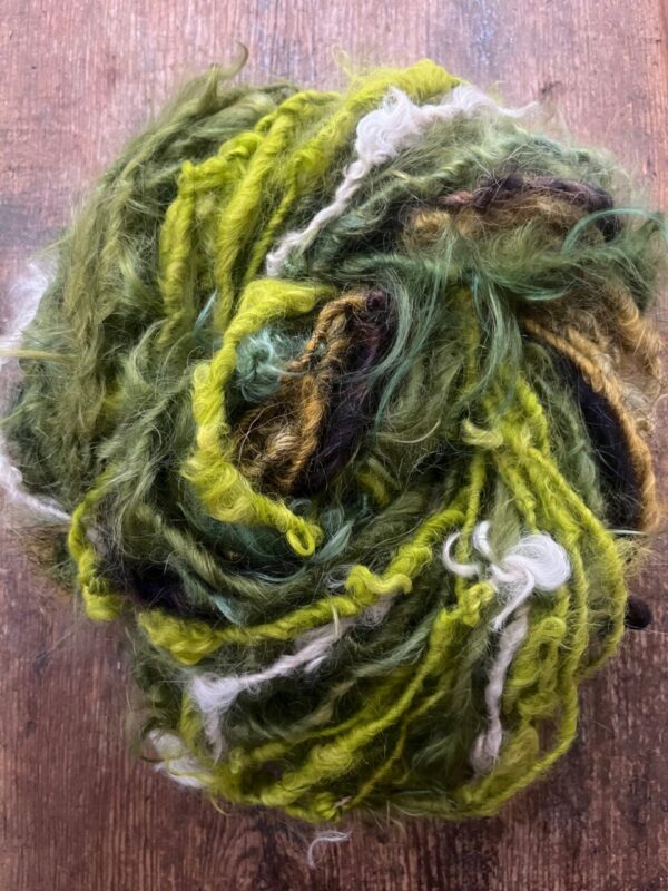 Defying Gravity, scrappy skein, 42 yards