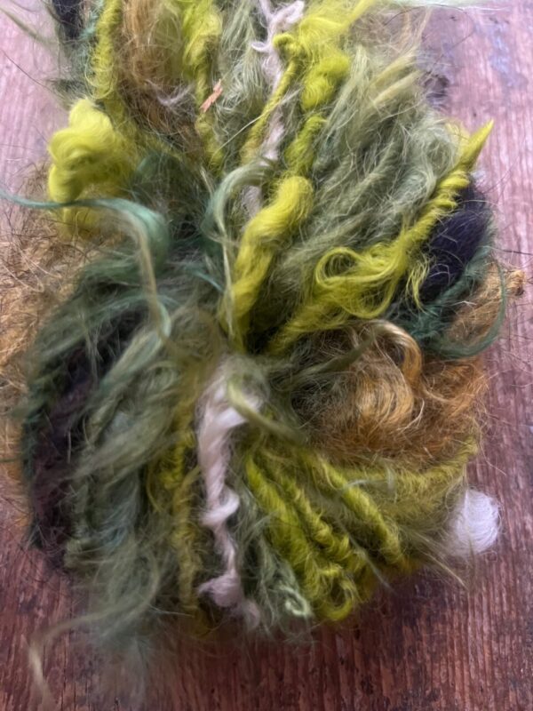 Defying Gravity, scrappy skein, 42 yards