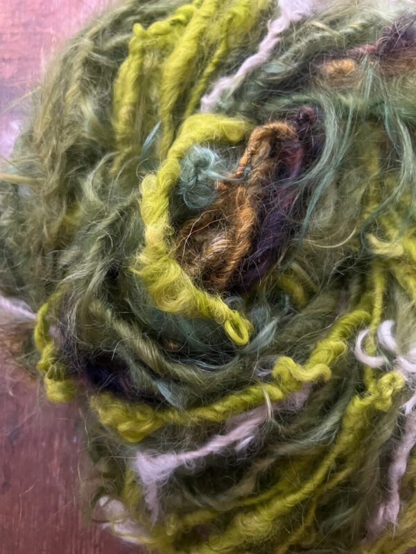 Defying Gravity, scrappy skein, 42 yards