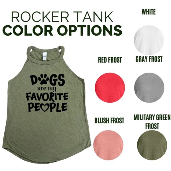 Dogs Are My Favorite People Tank