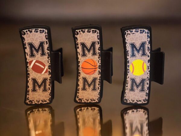 Sports Mom Claw Clips