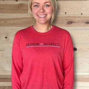 HR Red Tri-Blend Long Sleeve