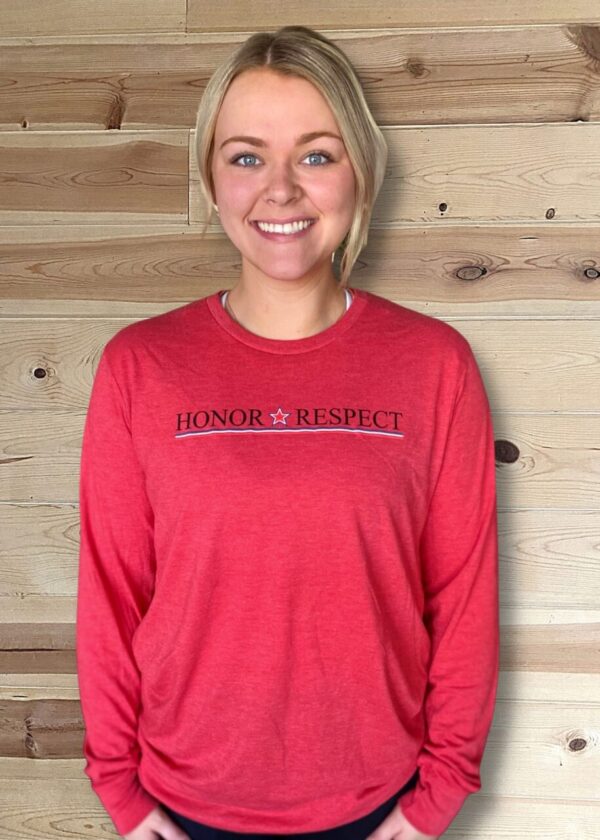 HR Red Tri-Blend Long Sleeve