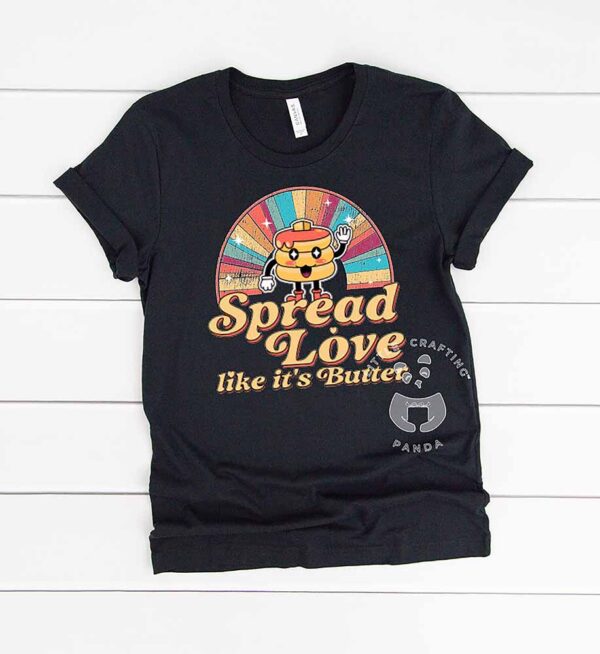 Spread Love Tshirt Solid Black