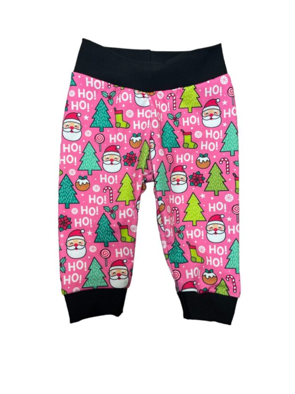 Pink Christmas • Santa • infant/toddler Joggers