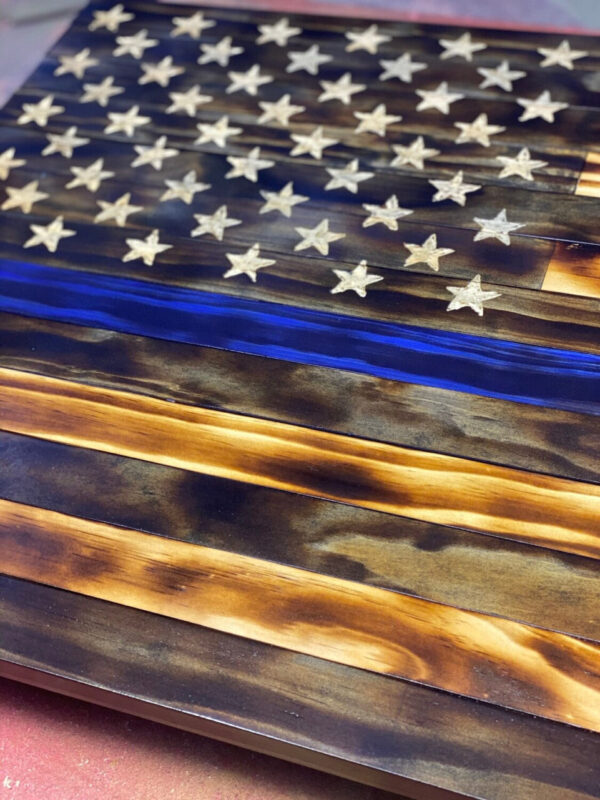 Thin Blue Line Flag