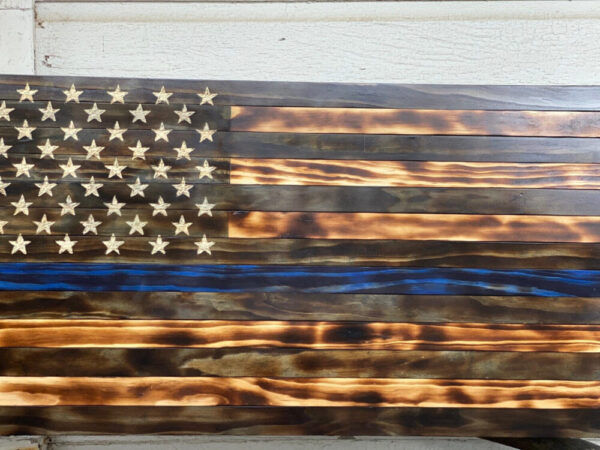 Thin Blue Line Flag