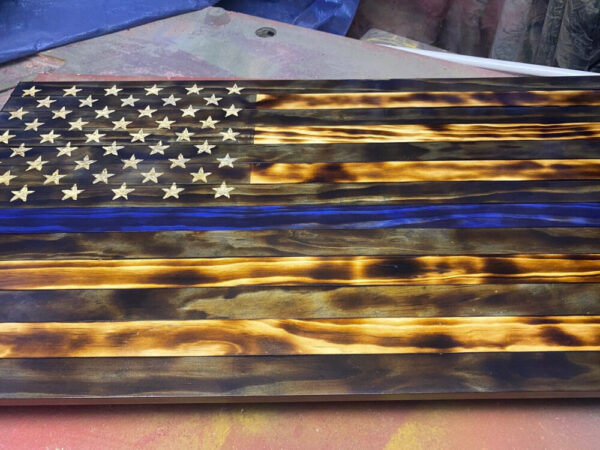 Thin Blue Line Flag