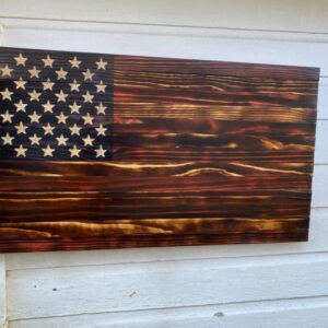 America Wooden Flag Traditional