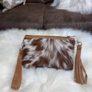 Cowhide Medium Pouch