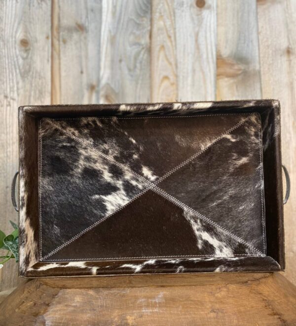 Large Cowhide Decorative Tray (767)