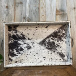 Large Cowhide Decorative Tray (769)