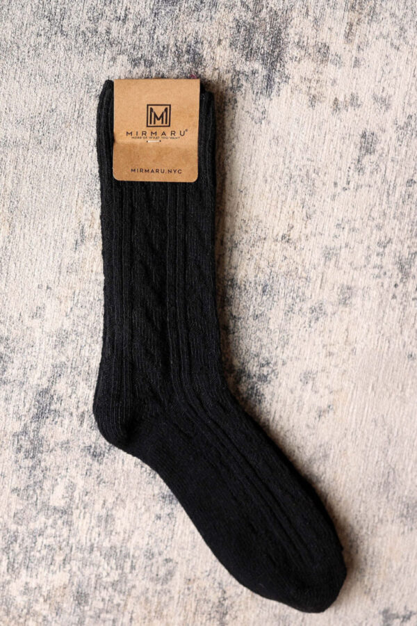 Neutral Wool Blend Crew Socks, 4 Color Options