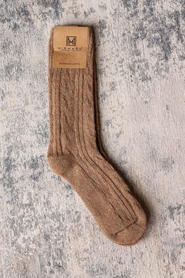 Neutral Wool Blend Crew Socks, 4 Color Options