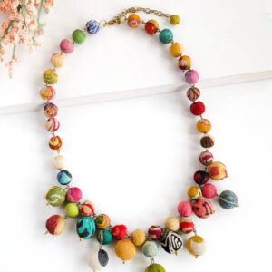 Kantha Bloom Necklace