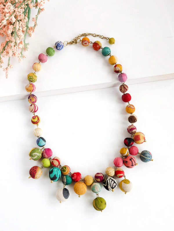 Kantha Bloom Necklace