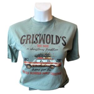 Griswold Fun Old Fashioned Family Christmas Graphic Tee