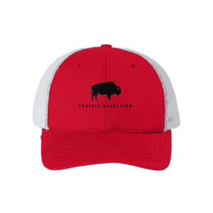 Black Buffalo Prairie Rebellion USA-Made-White Mes