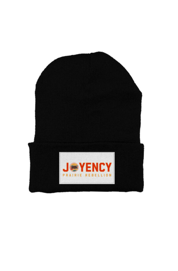 Red Joyency Logo Patch beanie