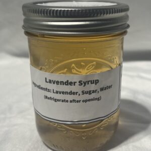 Syrups with Lavender