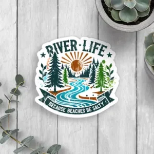 River Life Sticker