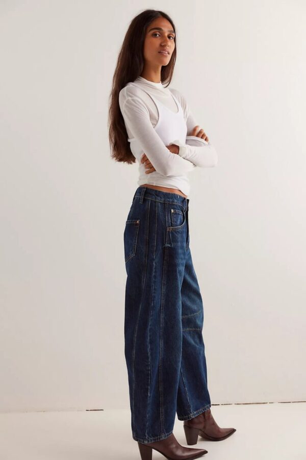 We the Free People Barrel Jeans