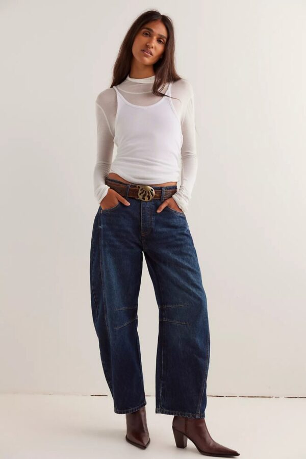 We the Free People Barrel Jeans