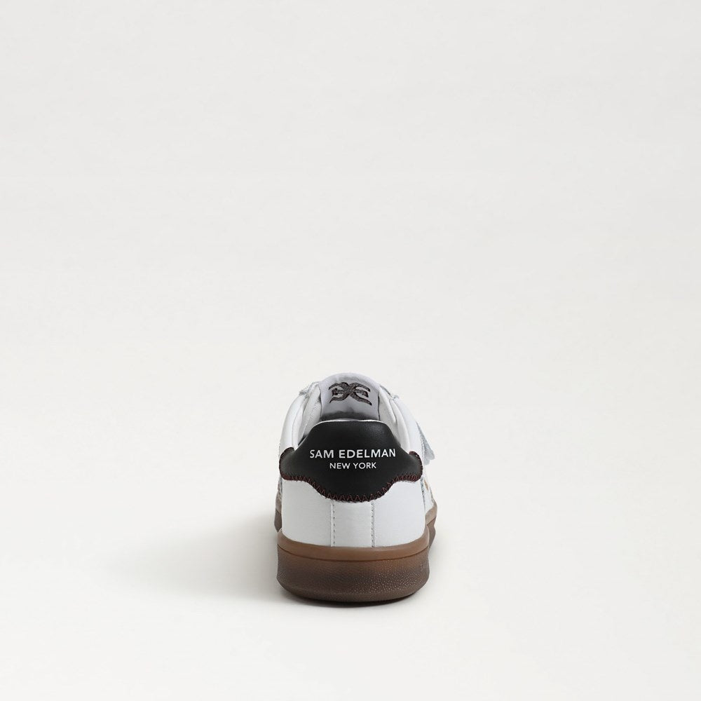 Sam Edelman Talia Sneaker in White & Black