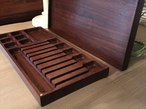 Jewelry Box of solid walnut