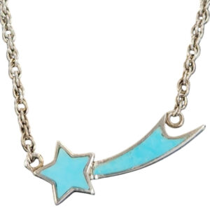 Sleeping Beauty Turquoise Shooting Star Necklace