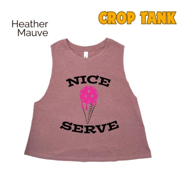 Nice Serve Crop Tank