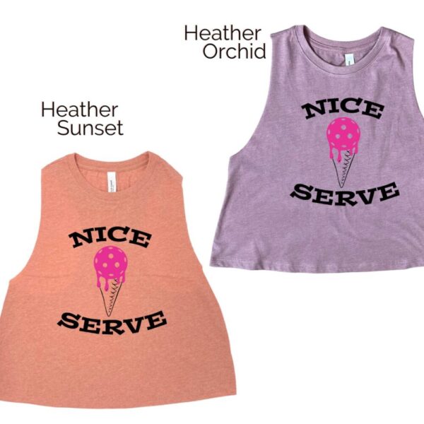 Nice Serve Crop Tank