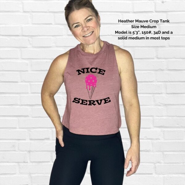 Nice Serve Crop Tank