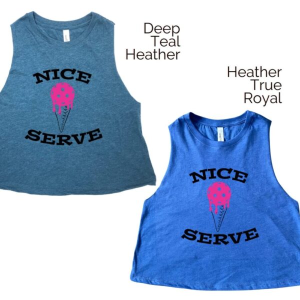 Nice Serve Crop Tank