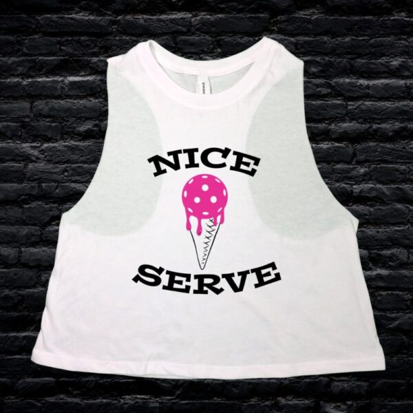 Nice Serve Crop Tank