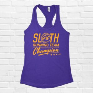 Sloth Running Team Racerback Tank