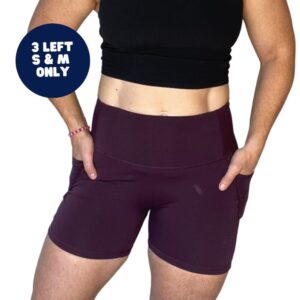 Plum 5″ Lifestyle Shorts – FINAL SALE – S & M only