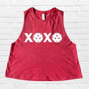 XOXO Pickleball  Crop Tank