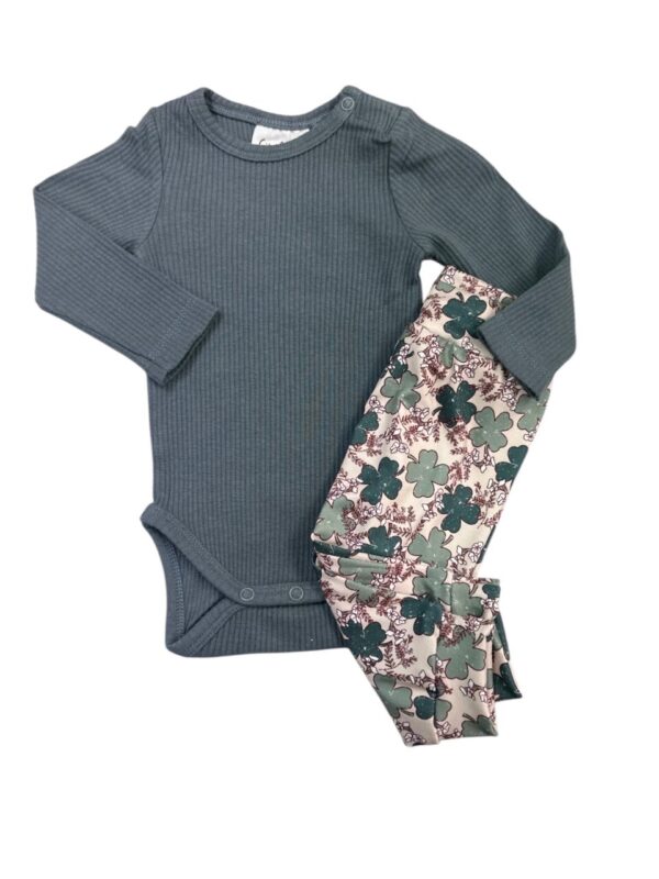 Clover Floral • St. Patrick’s Day • infant/toddler Joggers