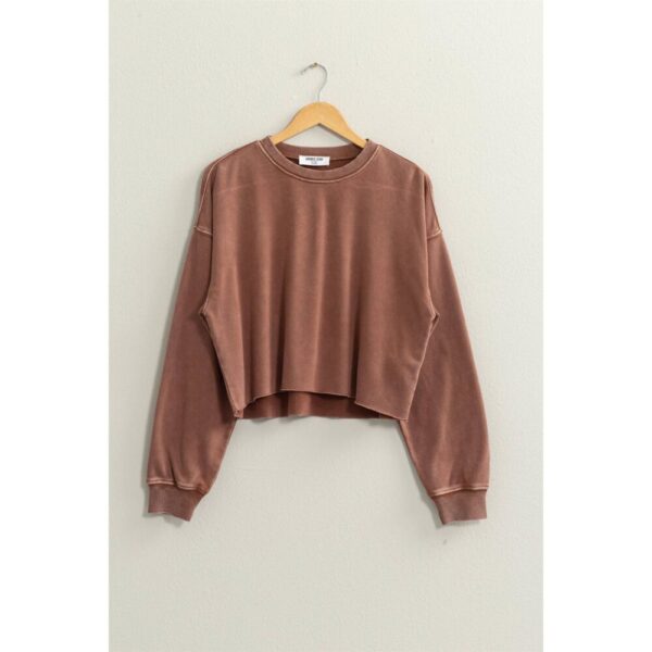 NICOLE CROPPED SWEATSHIRT